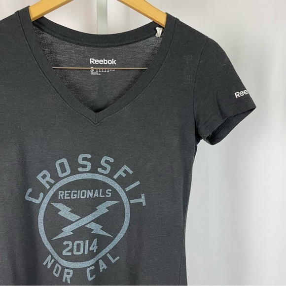 Reebok Small Crossfit Games NorCal Regionals 2014 V Neck Graphic Tee Shirt - Picture 8 of 8